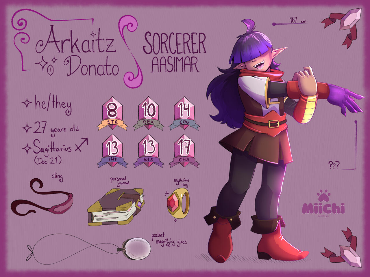 Arkaitz Donato (Character Sheet)